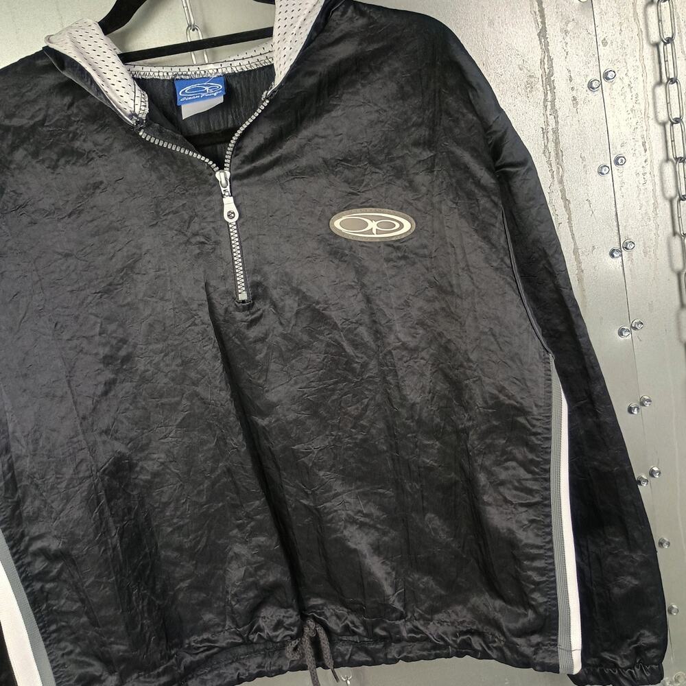 OP Ocean Pacific Vintage 90s Surf Skate Windbreaker Jacket Large Boxy Cropped